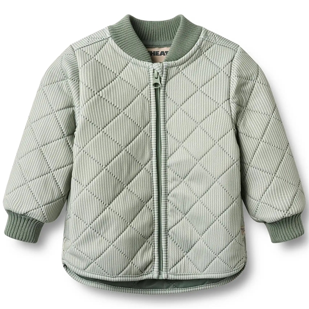 Wheat Termojakke Loui Green Stripe