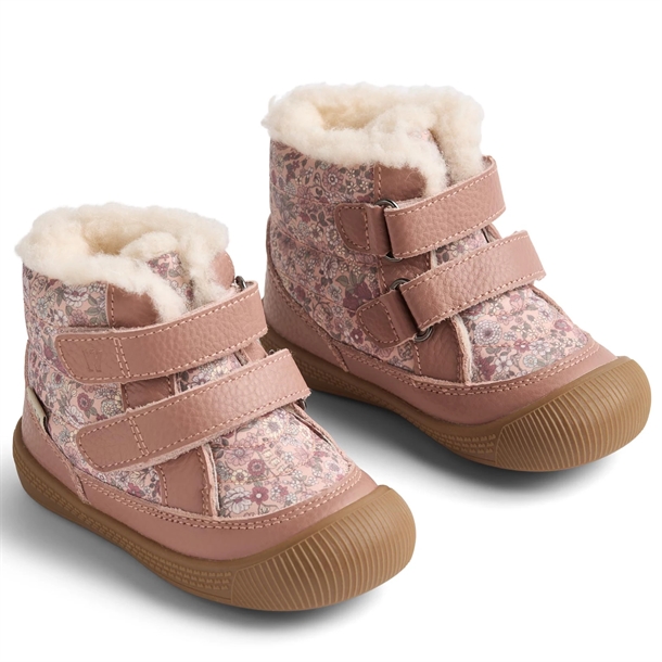 Wheat Vinterstøvler Daxi Tex Rose Dust Flowers