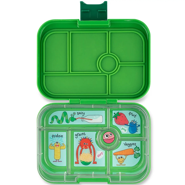 Yumbox Madkasse Bento Original   Rum Jurassic Green Sjove Monstre