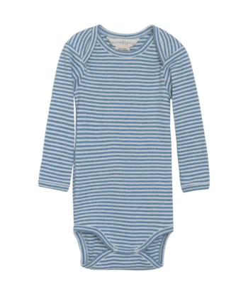Baby Stribet Body Azurstripe 68