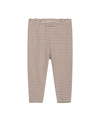 Baby Stribet Leggings Almond Ow 86   18 Mdr