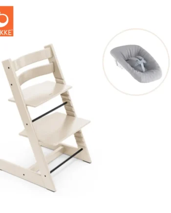 Tripp Trapp Stol   Newborn Sæt Vanilla White