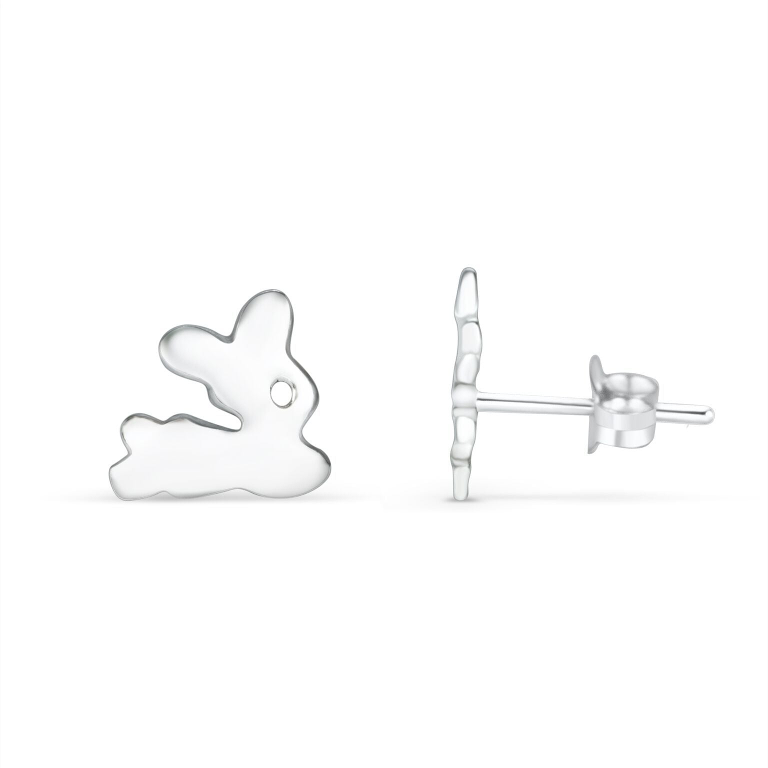Kanin ørestikker   Sølv