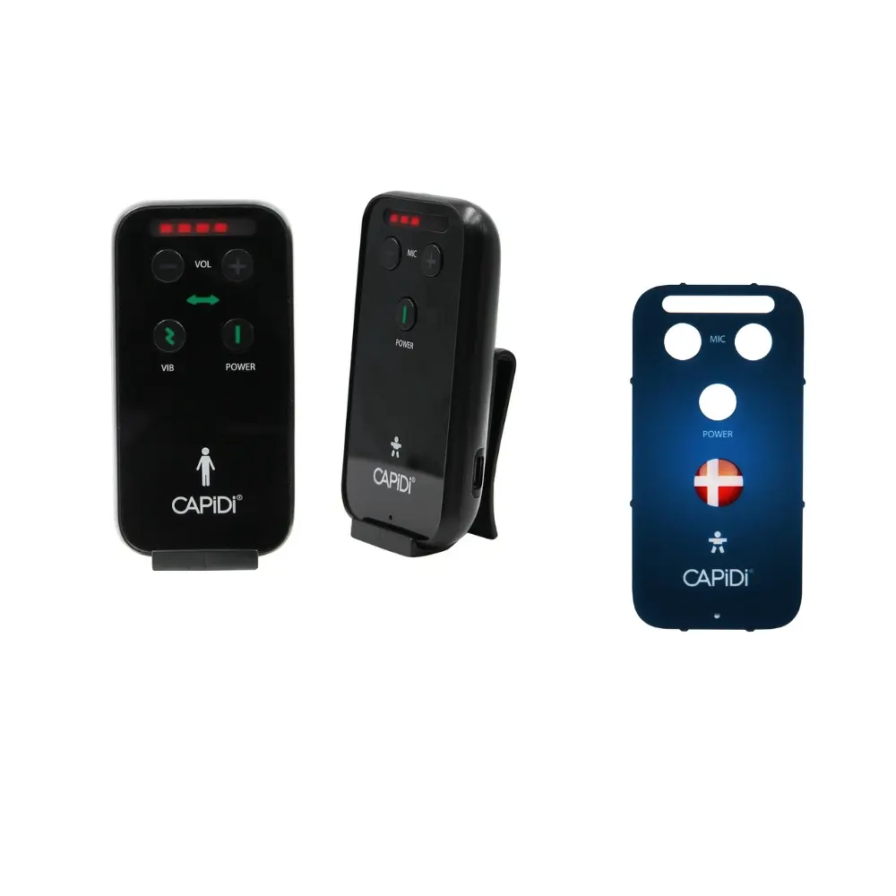 Babyalarm     Inkl  Front Med Dannebrog Sort