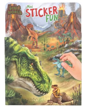 Dino World Klistermærkebog Mini