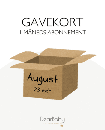 Legetøjskasser   Måneds Abonnement Gavekort