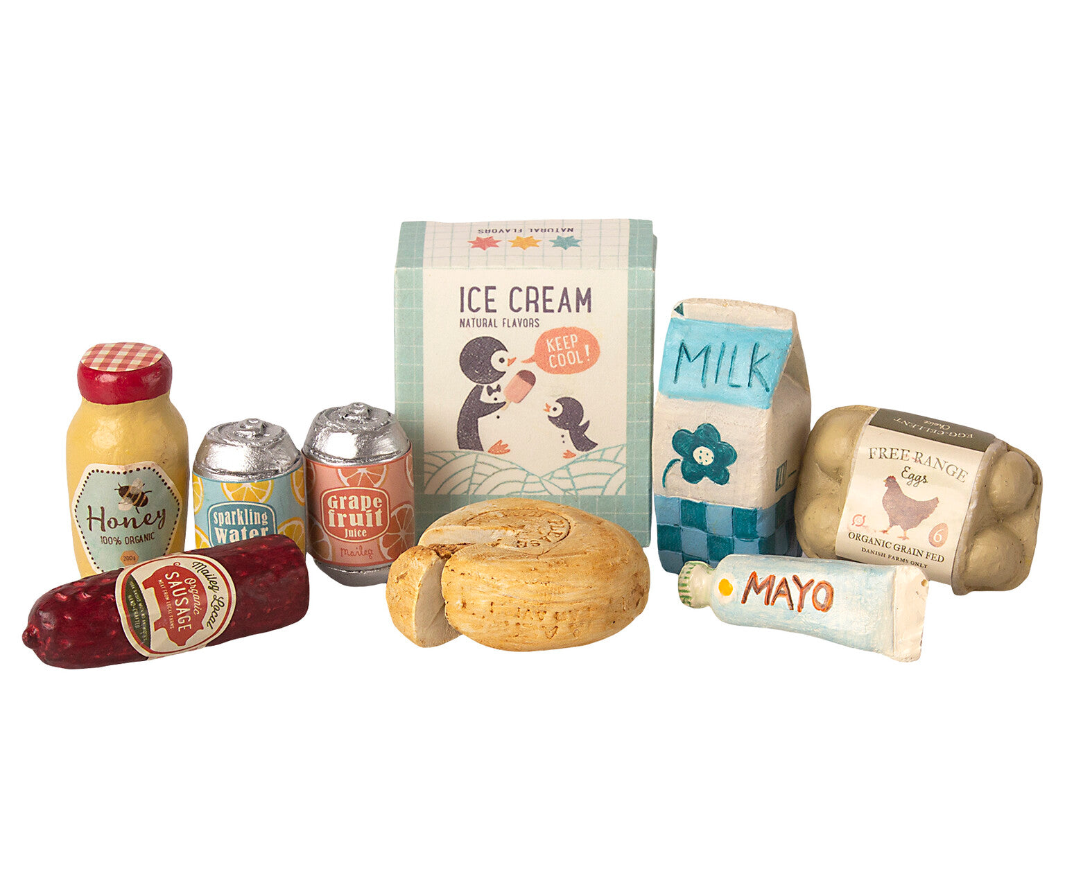 Maileg Mad   Grocery Box 12 Dele