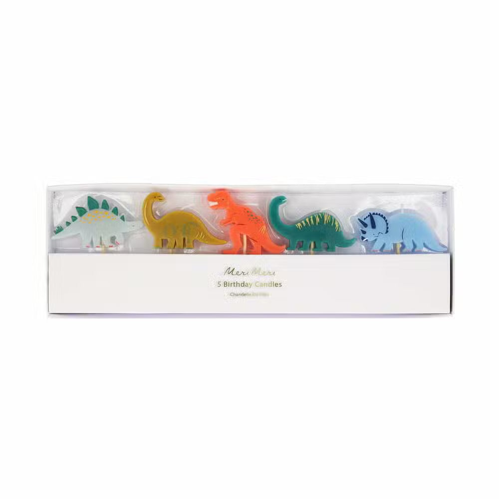 Meri Meri Kagelys Dinosaur   Pak