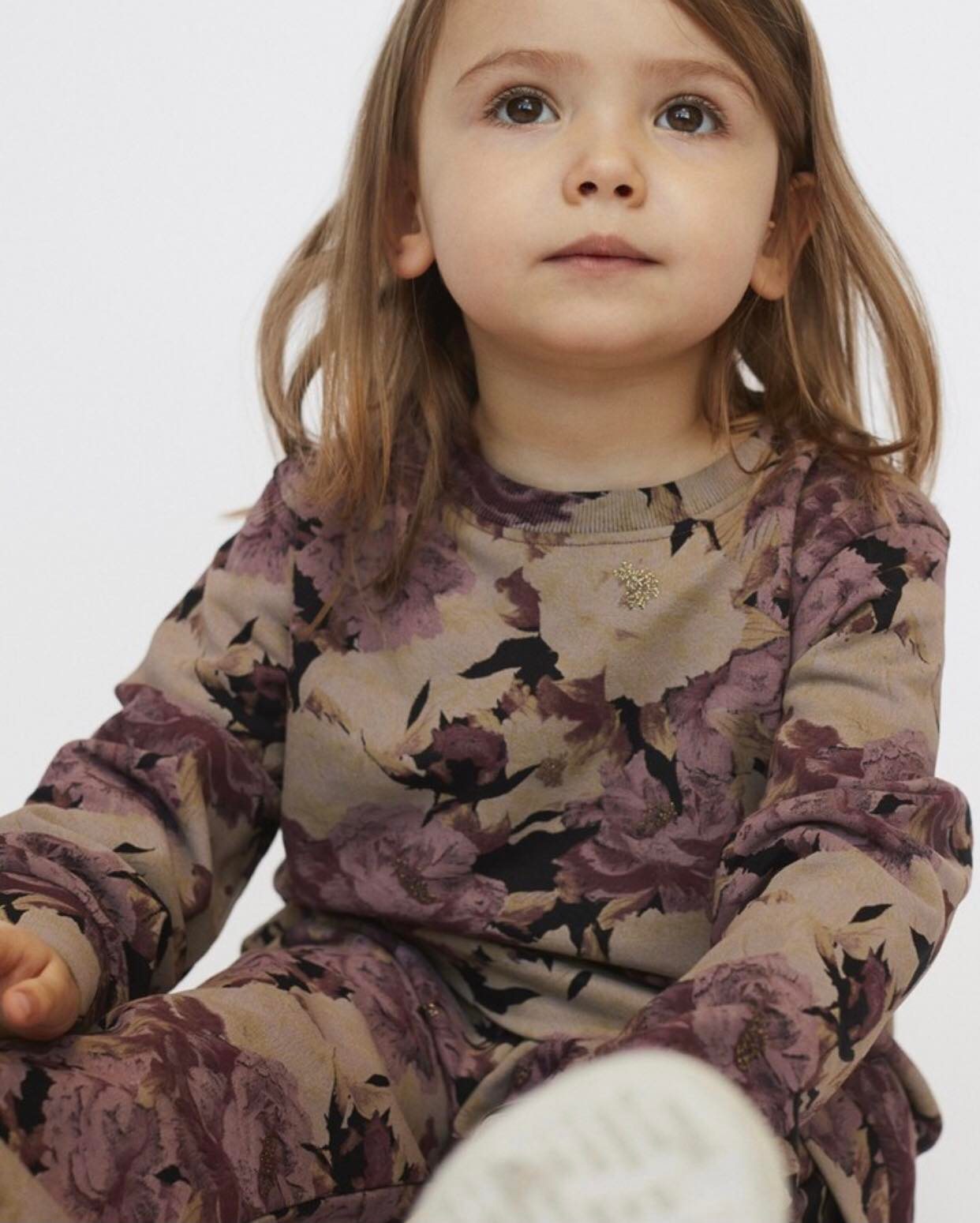 Petit By Sofie Schnoor Sweat Shirt Flower 80 Cm