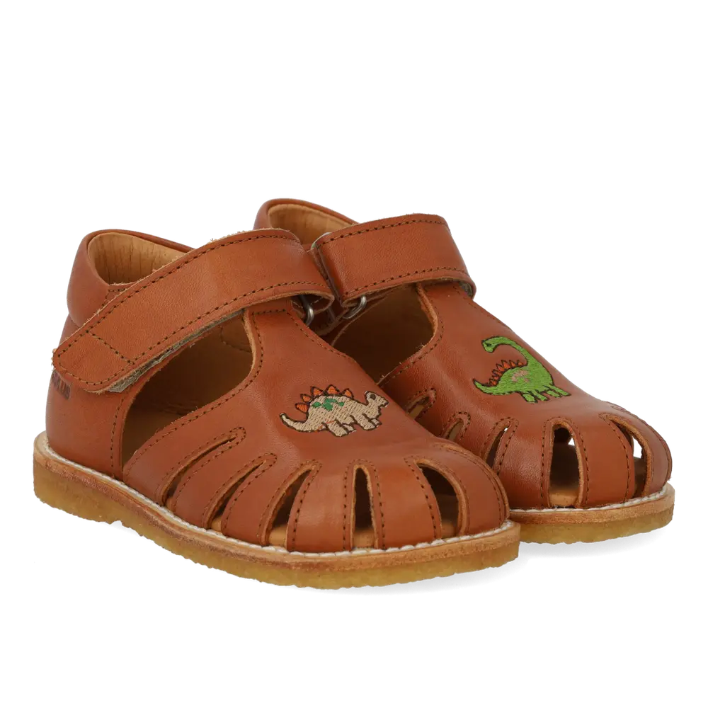 Sandal Dino Broderi Cognac 21