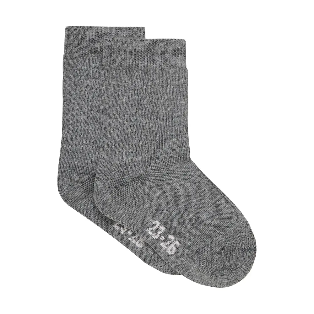 Ankle Sok Dark Gray Melange 15 18