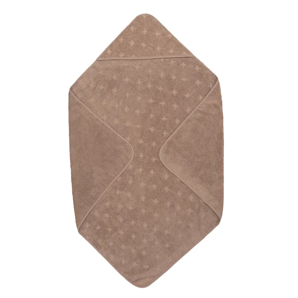 Baby Håndklæde 100x100 Cm Walnut
