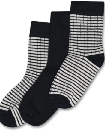 Bamboo Strømper   Pak Navy 19-22