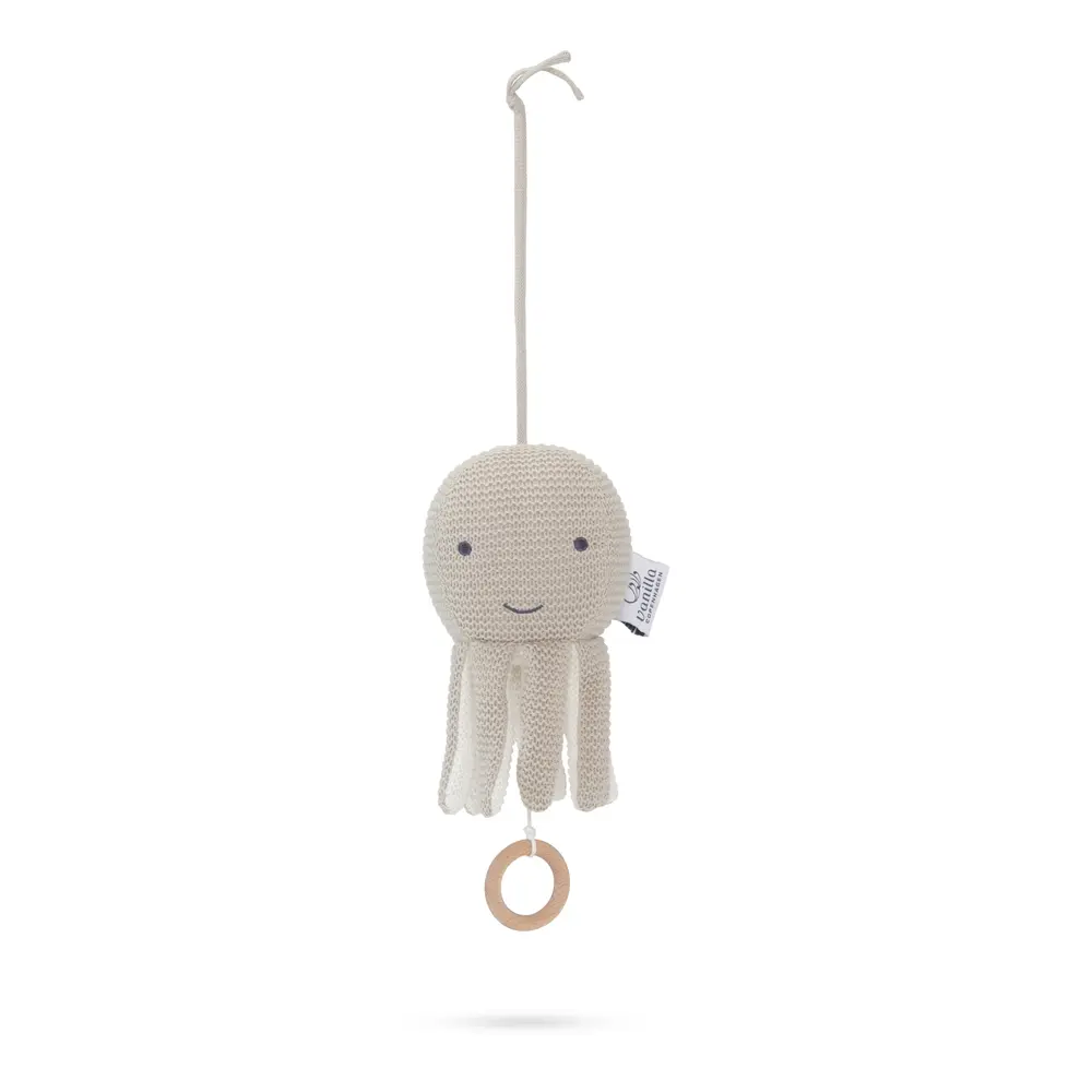 Bamse Med Musik Blæksprutte Oyster Grey