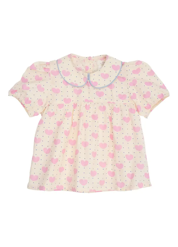 Bluse Hjerter Heart Aop 80