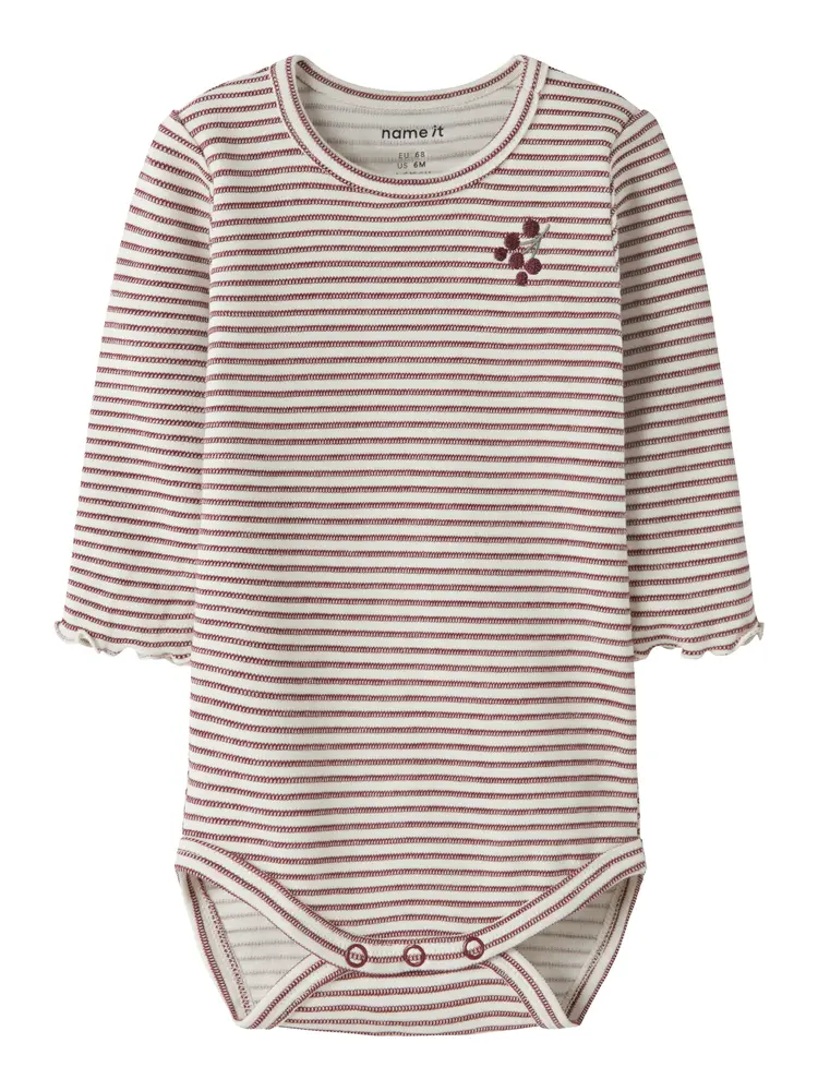 Bripa Langærmet Body Oxblood Red 86