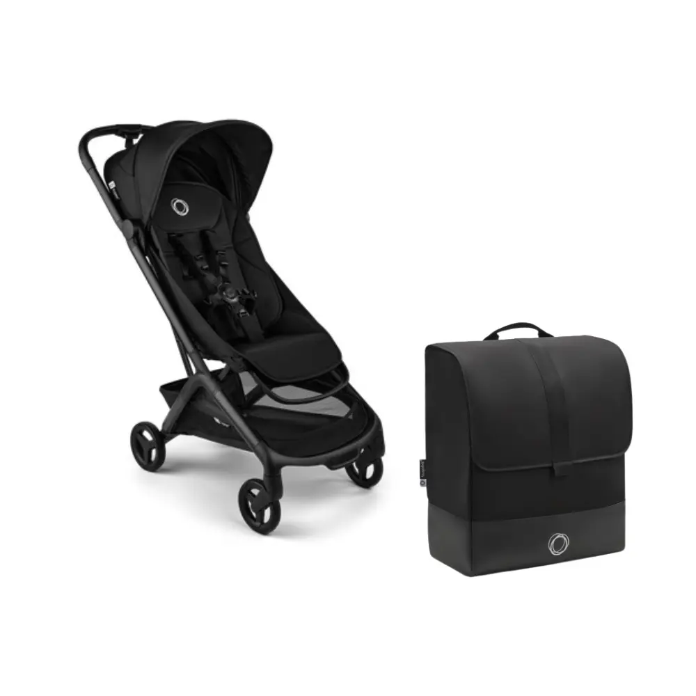 Bugaboo Butterfly Complete Inkl Transporttaske Black Heritage Black