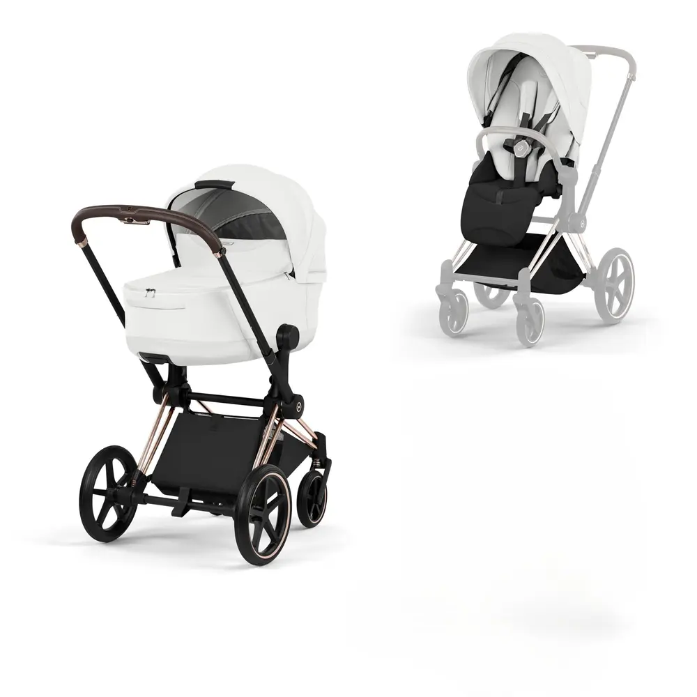 Cybex Priam Kombivogn Style Off White Rosegold