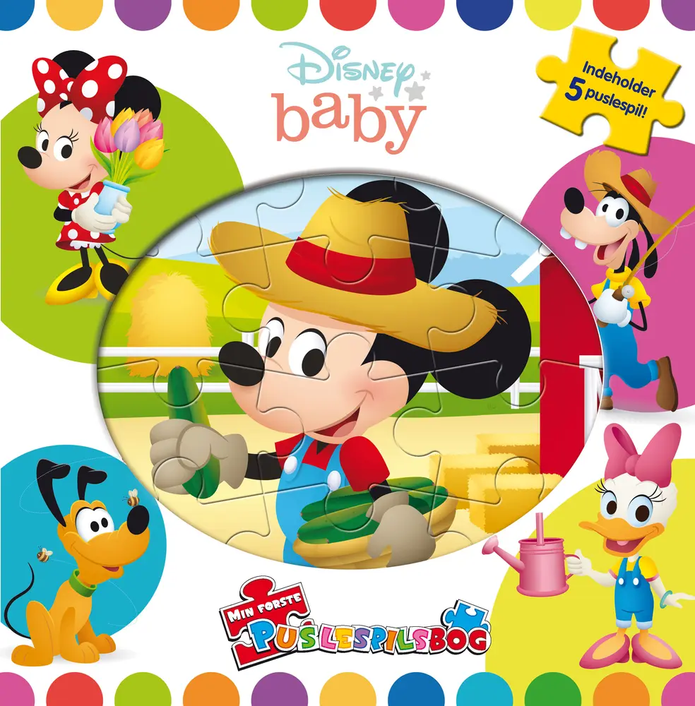 Disney Baby-min Første Puslespilsbog Puslespil