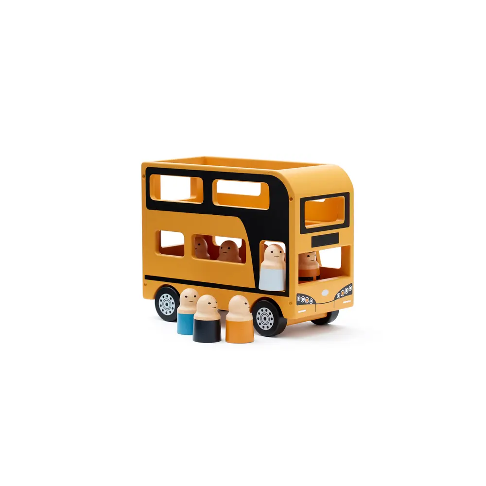 Dobbeltdækkerbus Træ