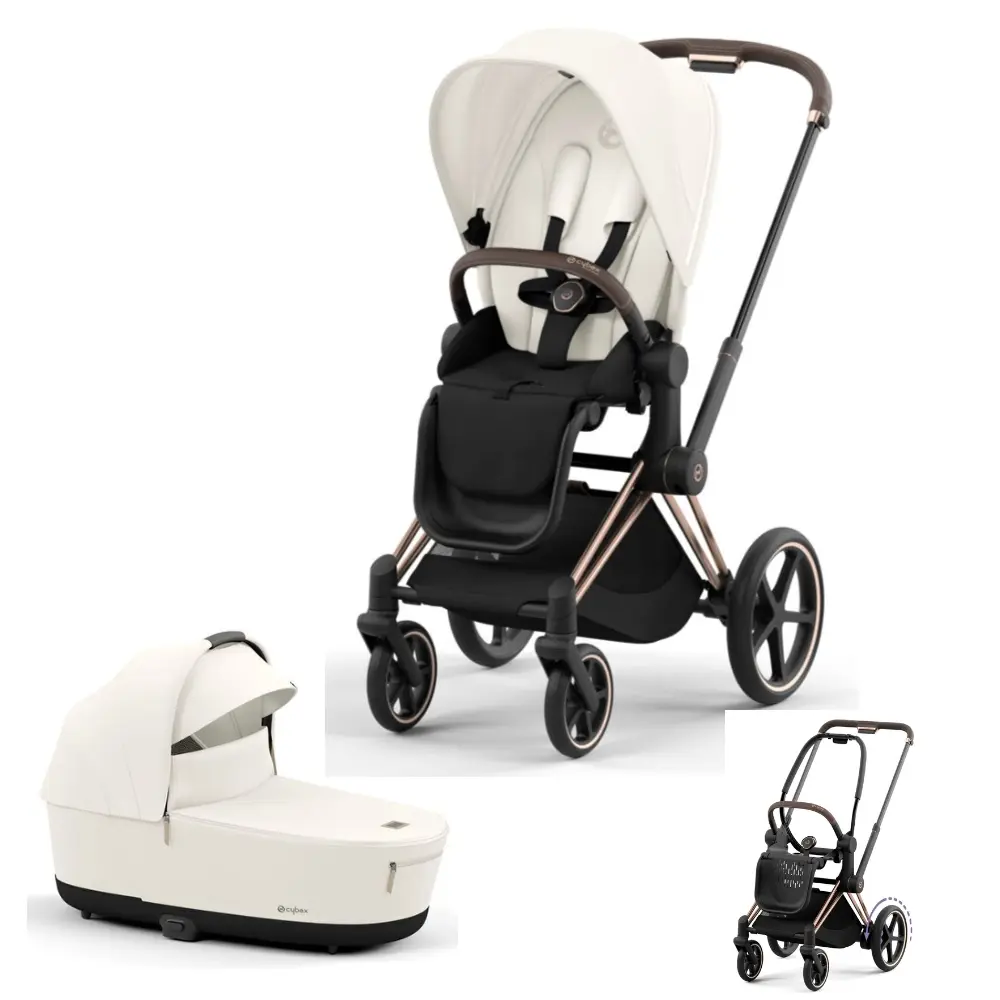 -priam Kombivogn Off White Rosegold