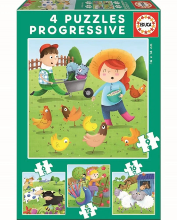 Educa Puslespil Farm Animals