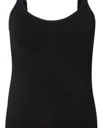 Evi Sømløs Ammetop Black Xs