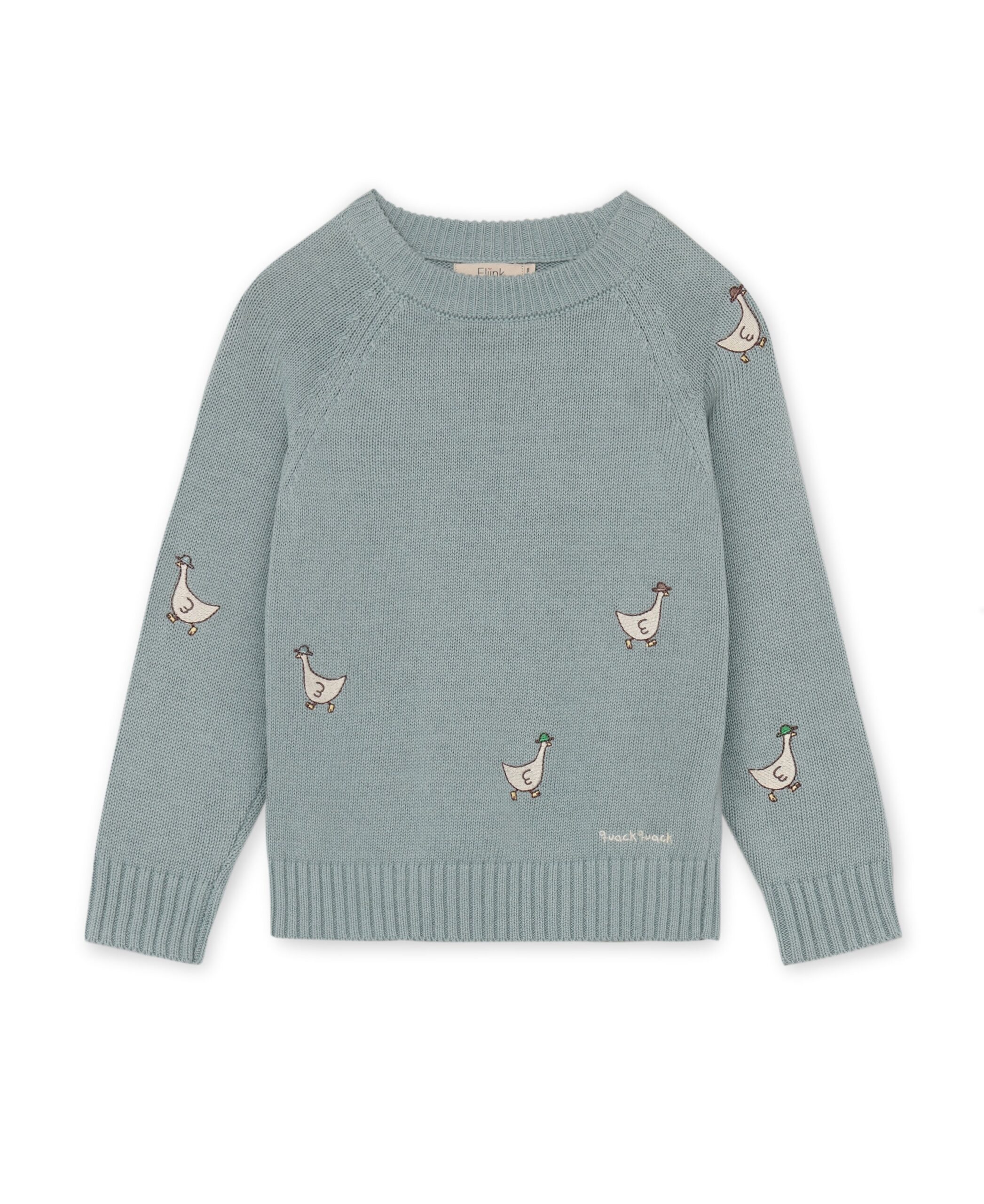 Fliink Mahdi Knit Pullover Slate 80 Cm