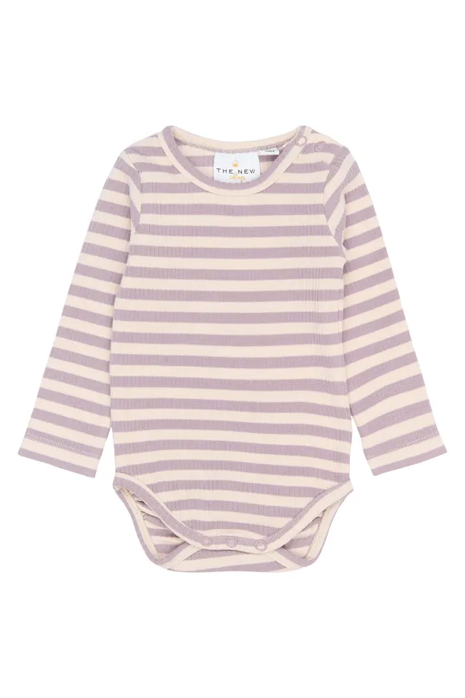 Fro Langærmet Rib Body Sea Fog Striped 56