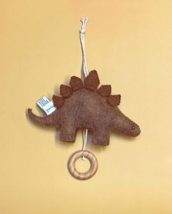 Gamcha Musikuro Dinosaur Brun