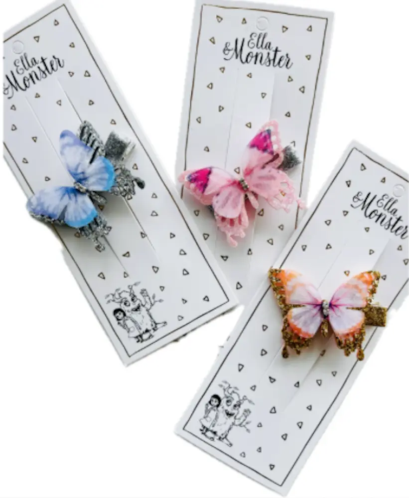 Hårclips Butterfly Dream Pcs Colors
