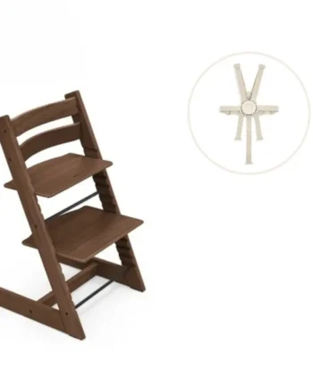 Højstol Inkl  Sele Eg Warm Brown