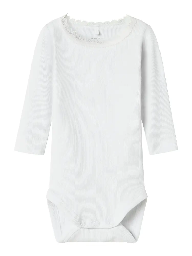 Kab Langærmet Body Bright White 62