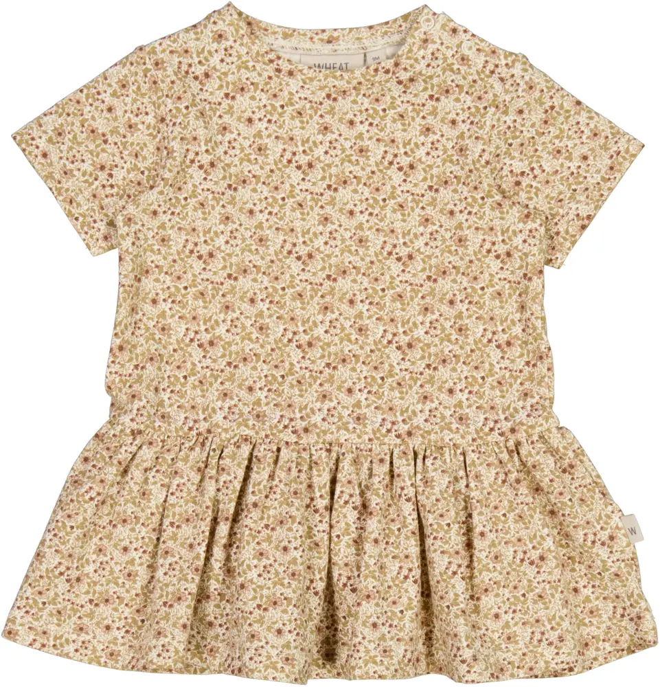Kjole Birthe Eggshell Flowers 74