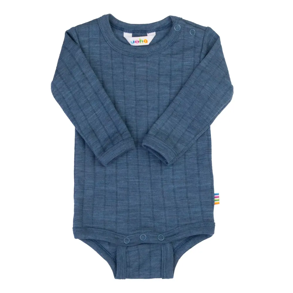Langærmet Body Blue Melange 90