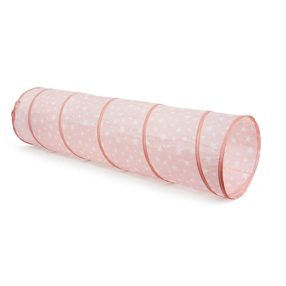Legetunnel Rosa Hvide Stjerner