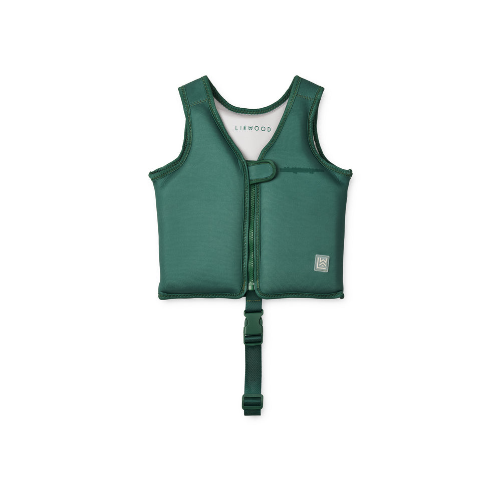 Liewood Dove Krokodille Badevest Garden Green - år 11-15 Kg
