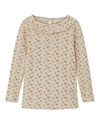 Lil Atelier Bluse Rachello Ls Slim Top Fog 92 Cm