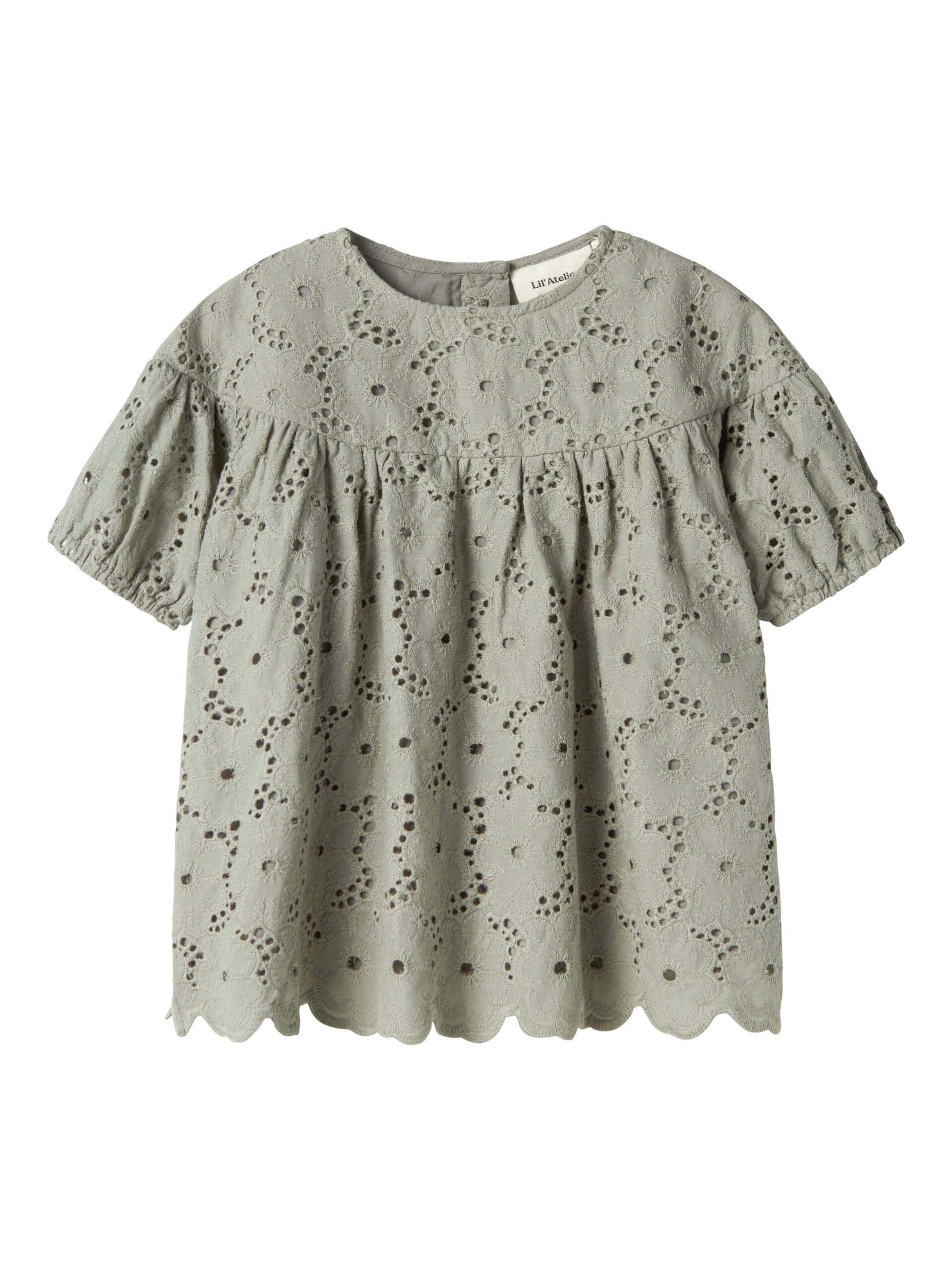 Lil Atelier Dally Loose Shirt Forest Fog 92 Cm