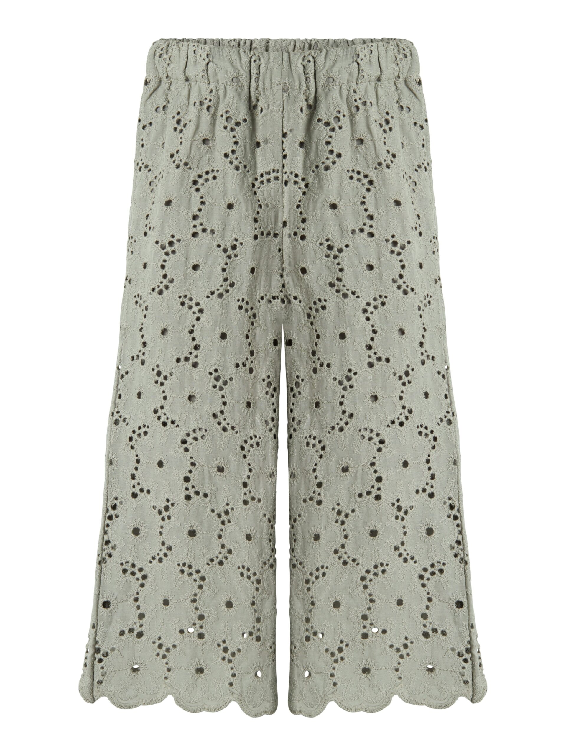 Lil Atelier Dally Wide Pants Forest Fog 92 Cm