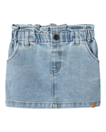 Lil Atelier Darlee Denim Skirt  Medium Blue Denim 92 Cm