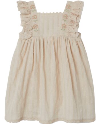 Lil Atelier Fannie Loose Dress Sandshell 92 Cm
