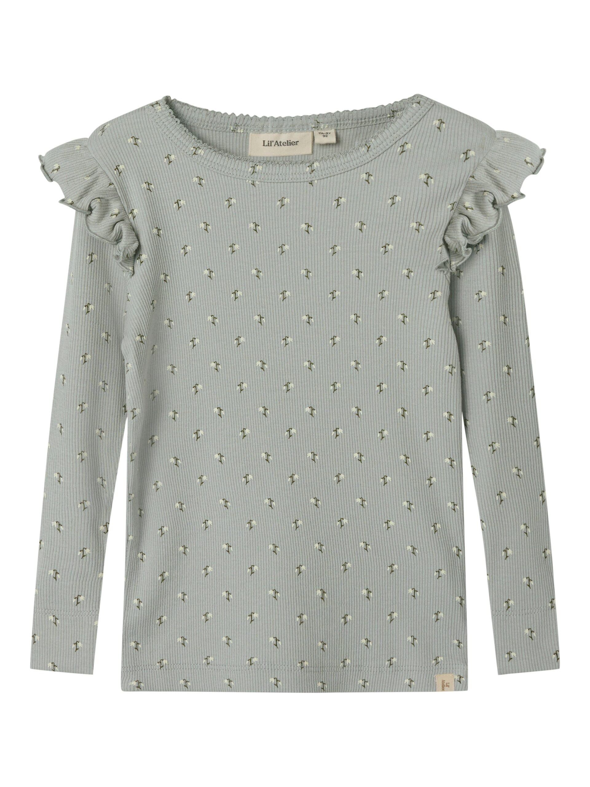 Lil Atelier Gago Kuo Slim Shirt Mirage Gray 92 Cm