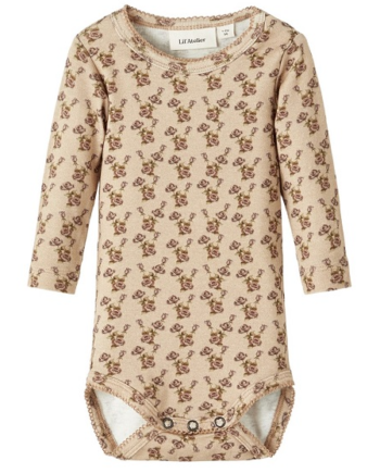 Lil Atelier Gaya Slim Ls Body Warm Sand 56 Cm