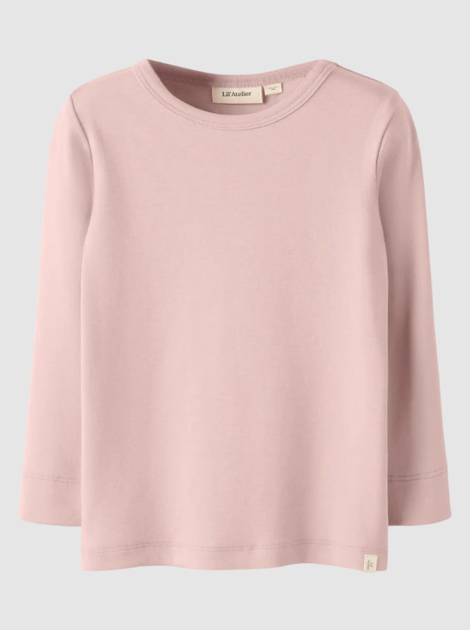 Lil Atelier Gayo Ls Slim Top Misty Rose 92 Cm