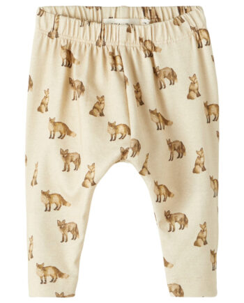Lil Atelier Geo Loose Pants Fog 56 Cm