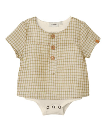 Lil Atelier Hanson Loose Shirt Body Sage 56 Cm