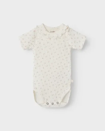 Lil  Atelier Hulla Hua Kortærmet Slim Body Coconut Milk 62