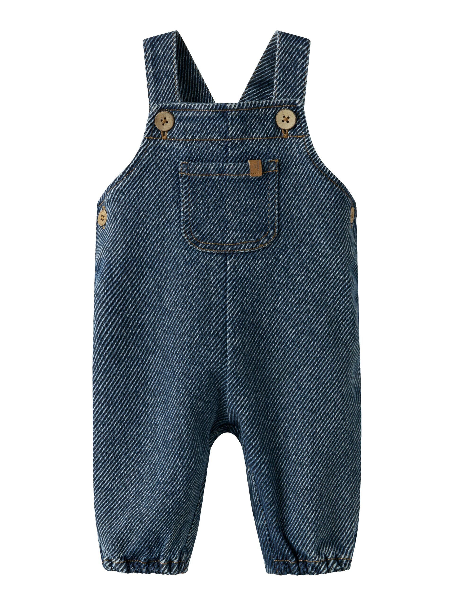 Lil Atelier Keifer Loose Denim Overall Medium Blue Denim 56 Cm