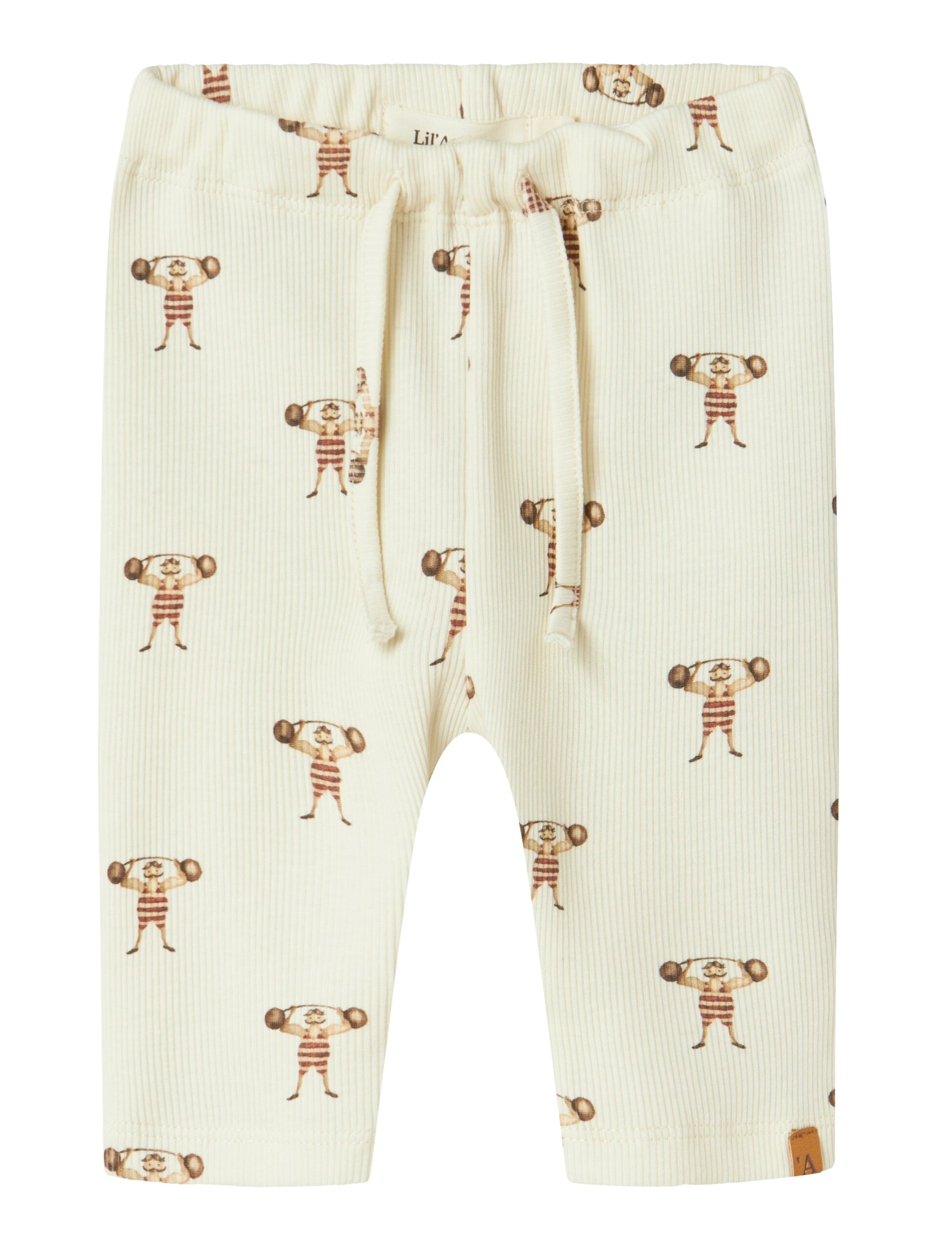 Lil Atelier Lavo Emi Loose Pants Turtledove Strong Man 56 Cm